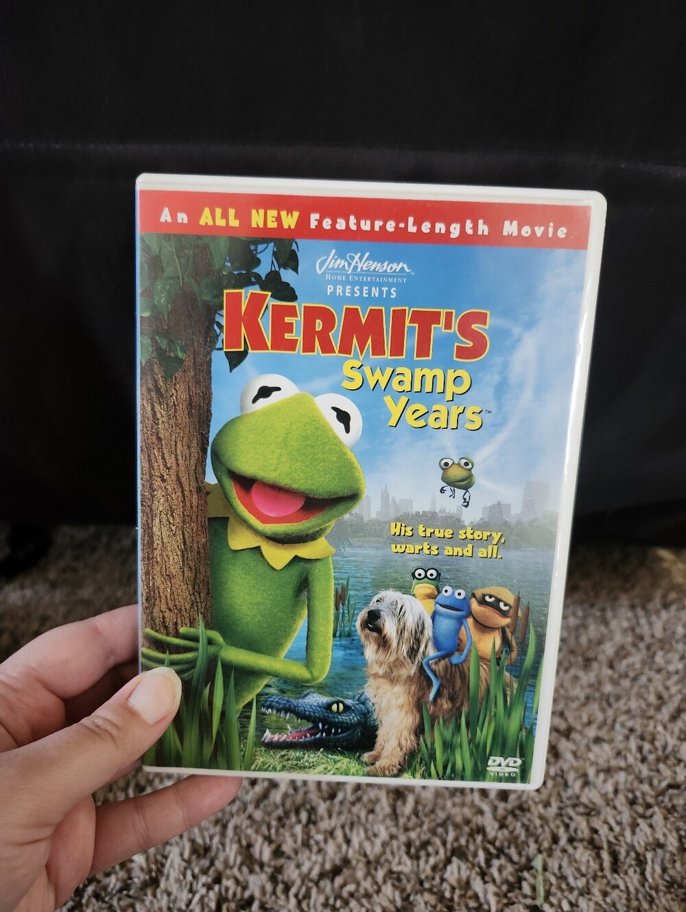 Kermit’s Swamp Years DVD - Kermit Green Family Movie